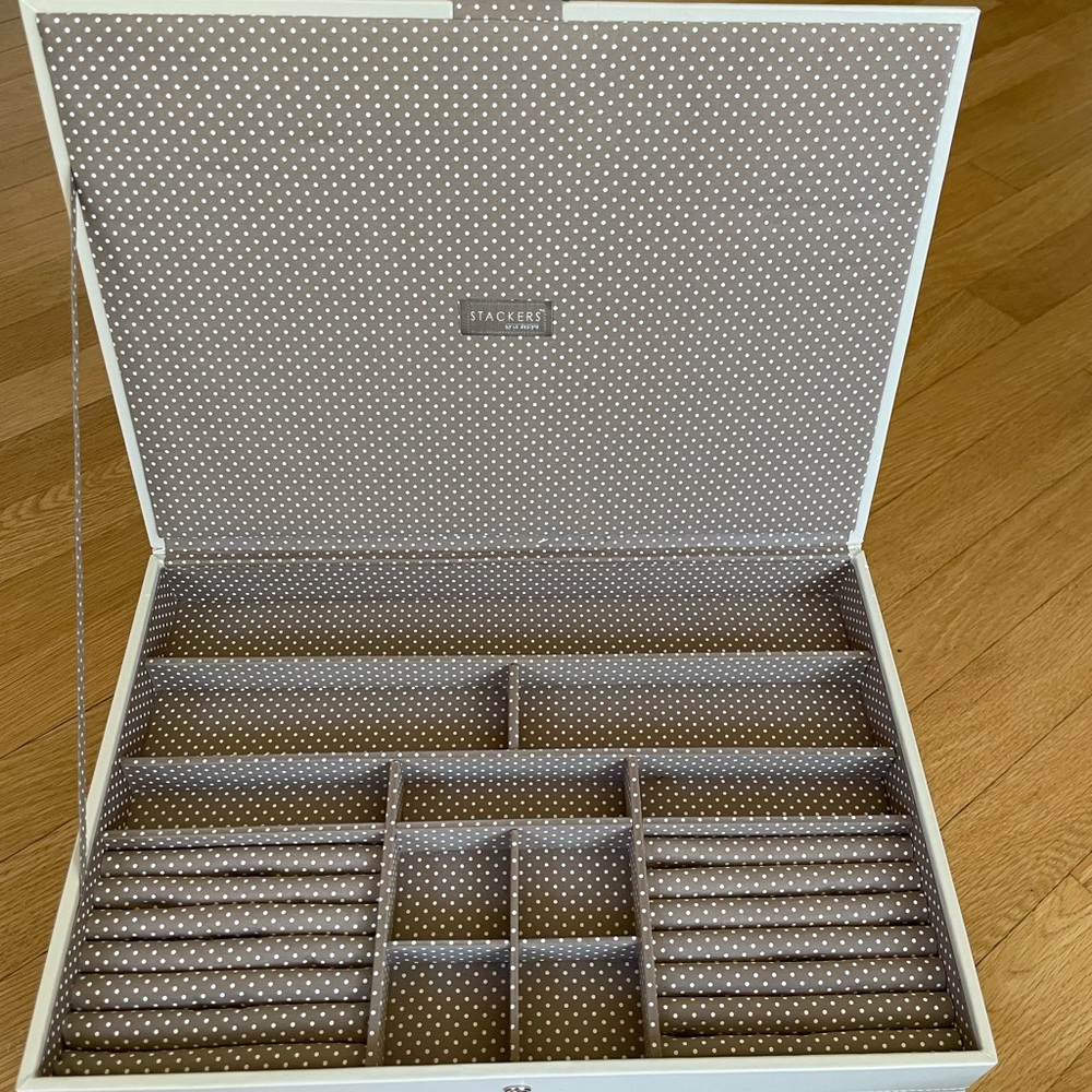 Stackers 2 piece leather jewelry storage